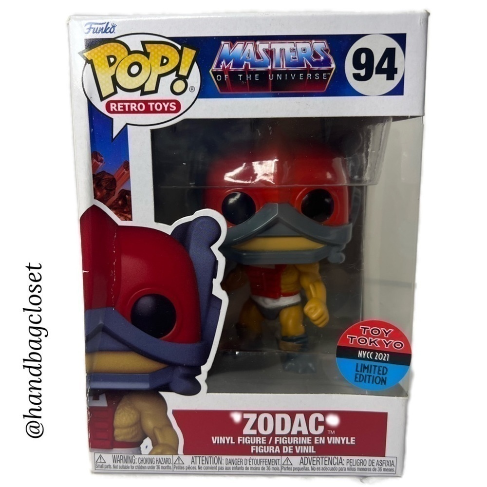 Funko Pop! ZODAC #94 Masters Of The Universe Toy Tokyo NYCC 2021 Limited Edition